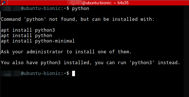 ubuntu python
