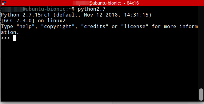 ubuntu python