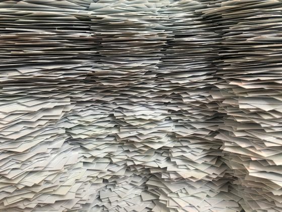 Piles of paper