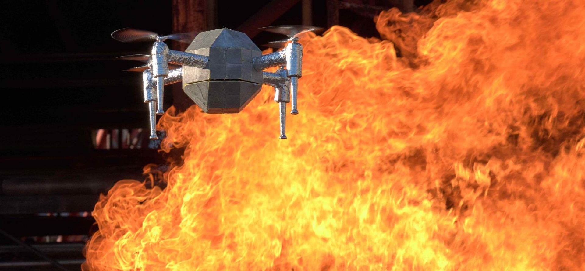 Heat-resistant drone